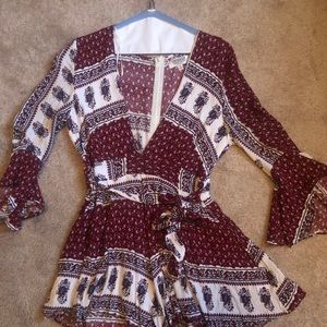 Bohemian style romper